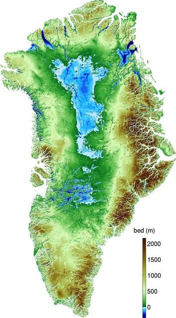 Greenland without ice