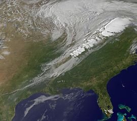 Cold front moving in a north westerly direction